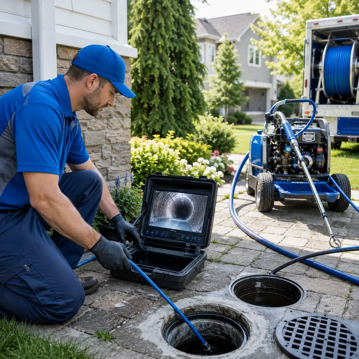 Outdoor drain cleaning professionals serving Chocowinity, NC